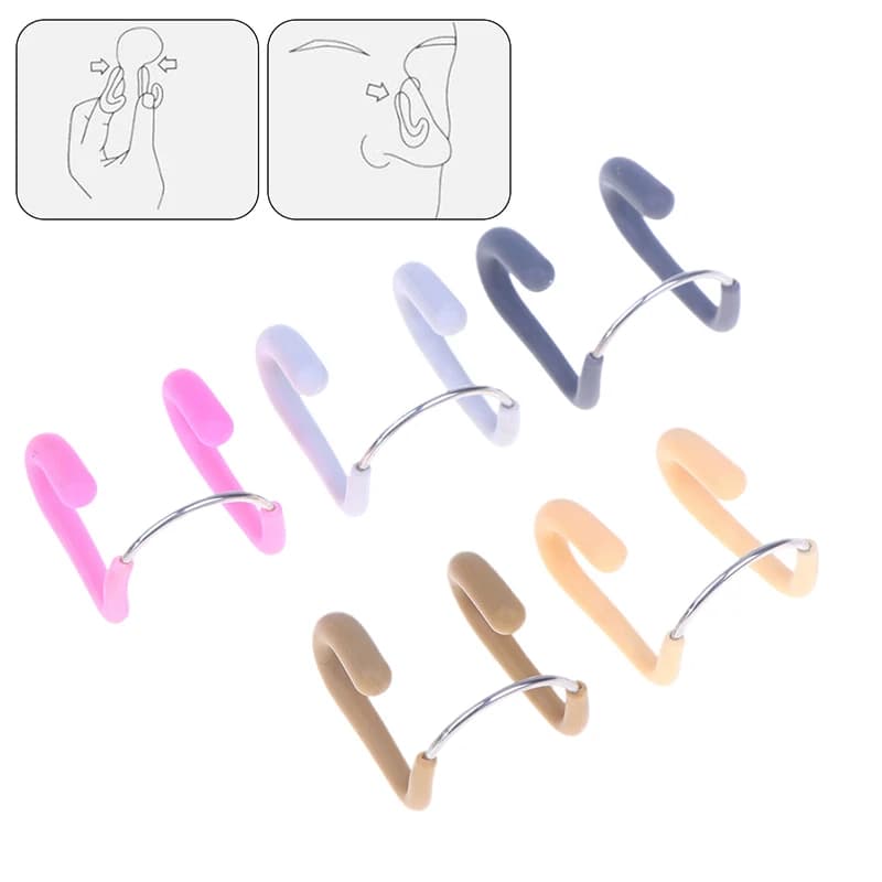 Durable soft silicone steel wire nose clip, swimming, diving, water sports, snorkeling accessory and underwater equipment