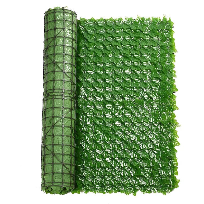 0.5*1/2/3M artificiale edera foglia recinzione siepe piante verdi decorazione Privacy schermo pannelli Faux Protect Home Outdoor Garden Decor