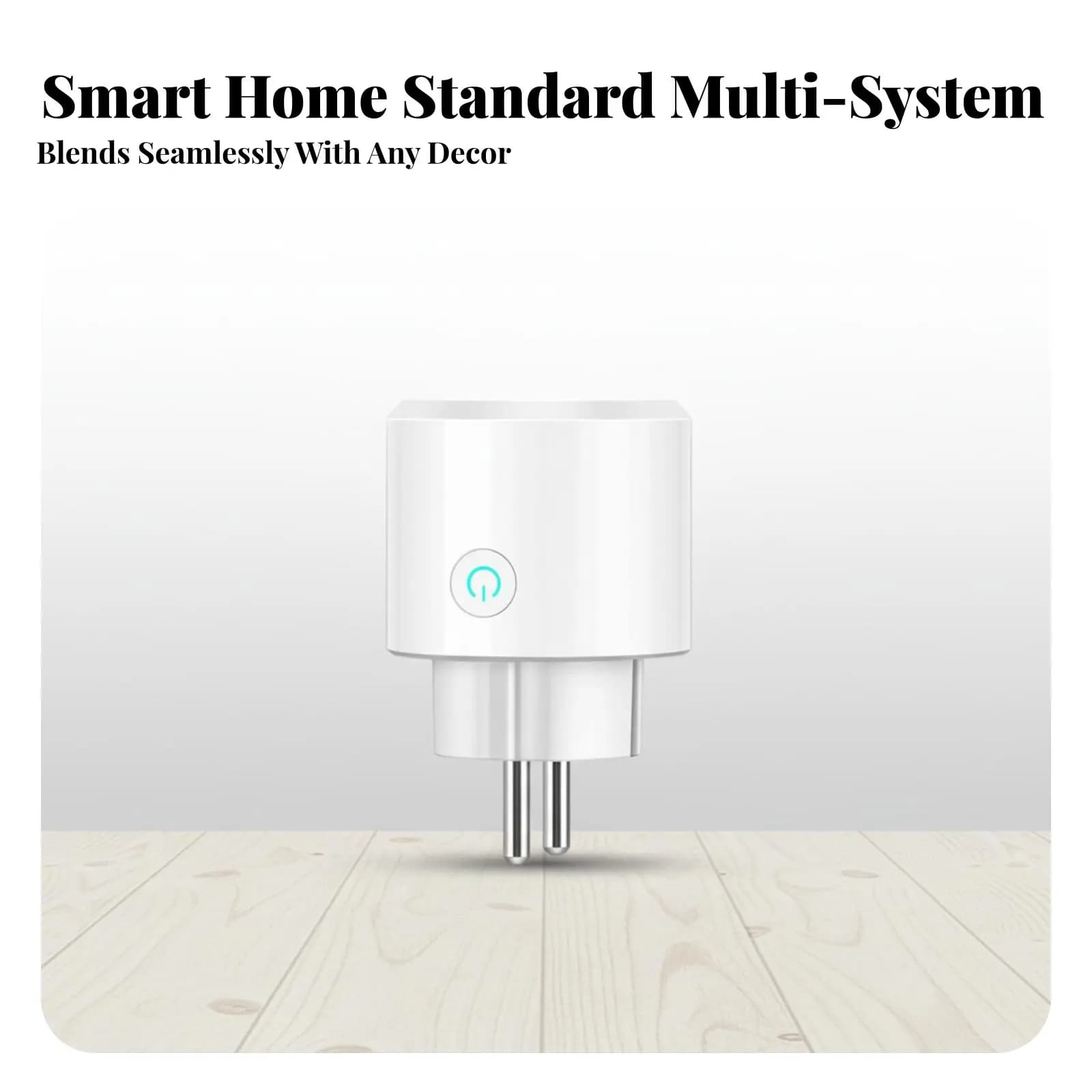 Presa Intelligente Europea per Casa Smart con Funzione Timer e Programmazione, Attivabile tramite Voce