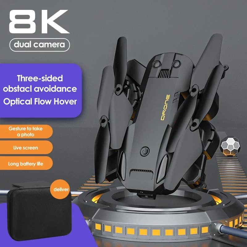 Drone 8K Droni professionali 4K HD Fotografia aerea Evitamento ostacoli Quadcopter Elicottero RC Distanza 3000M
