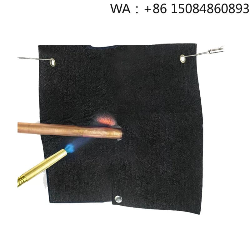300GSM Medium Weight 1-10mm Fireproof Carbon Fiber Blanket, Heat Insulation Nonwoven Mat for Copper Tube Welding Industrial High