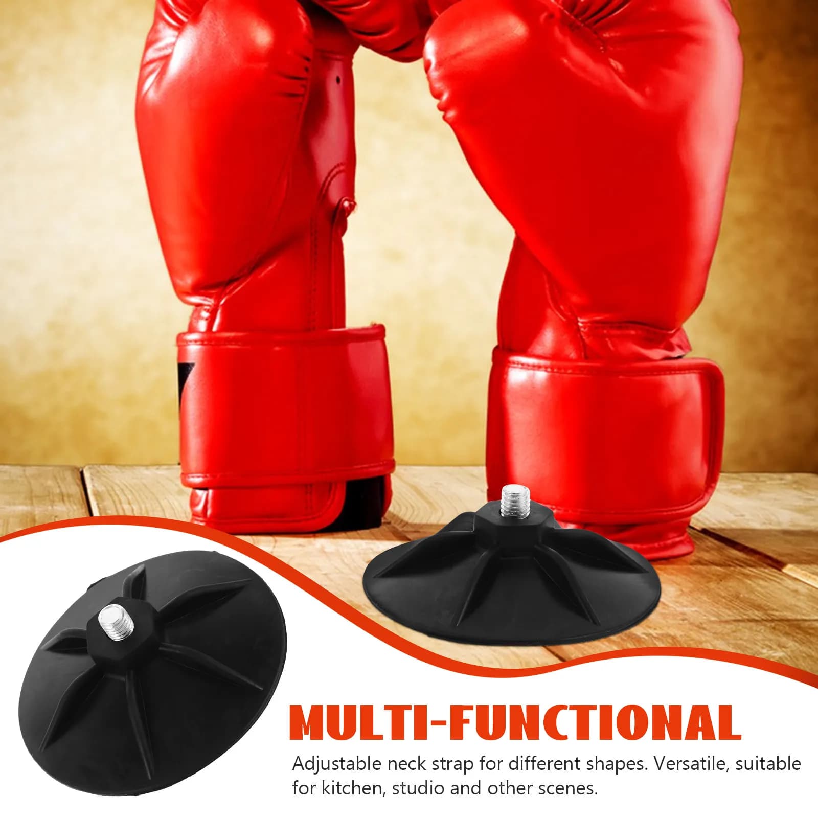 6Pcs Boxing Bag Suction Base Heavy Duty Adhesion Punching Bag Stand Replacement Boxing Equipment for Home Gym Training