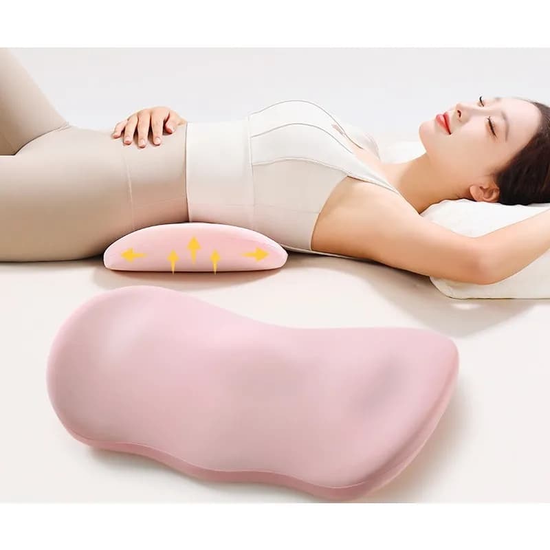 Cuscino di Supporto Lombare per Dormire, Cuscino per la Vita, Cuscino per il Riposo a Letto, Supporto per la Parte Bassa della Schiena per Uso Domestico in Camera da Letto