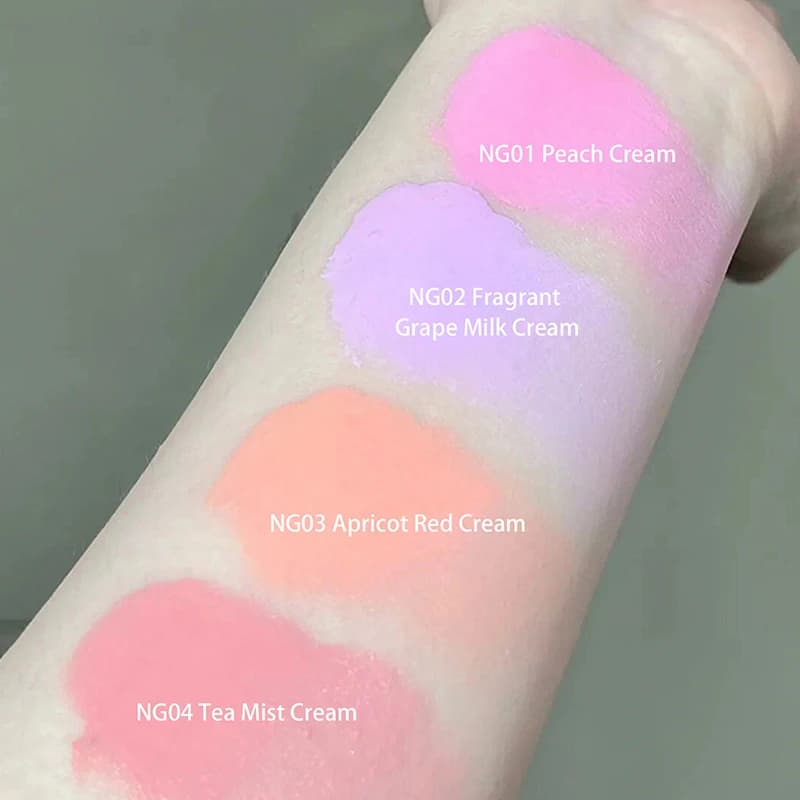 Cappuvini Fard Multiuso Waterproof Natural Effect Cheek Cream and Contourno Viso Illuminante for a Tone of Skin Radiose