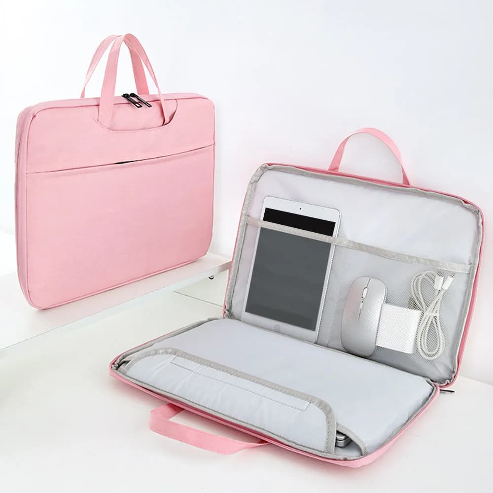 Borse per laptop 13.3 14 15 15.6 pollici Cover per MacBook Air Pro Xiaomi Huawei ASUS Custodia per notebook Uomo Donna Borsa portatile Valigetta