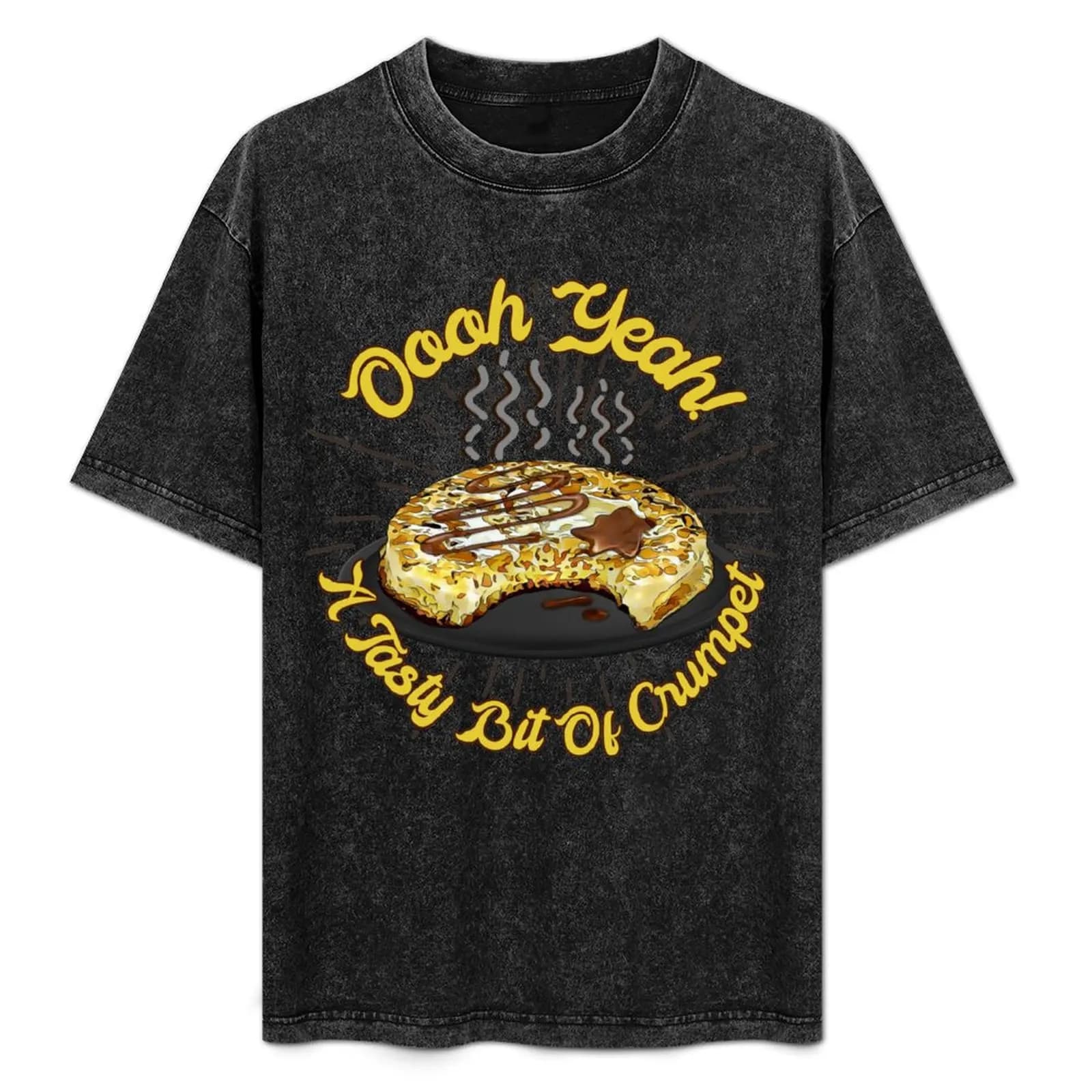 T-shirt A Tasty Bit of Crumpet, maglietta da lavoro a maniche corte