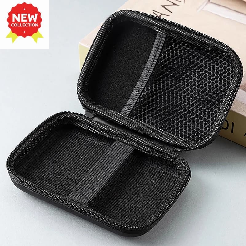 EVA Zipper Bag Hard Drive Protect Bag HDD SSD USB Cable Charger Protect Bag For 2.5 Hard Drive Power Bank USB Cable Charger