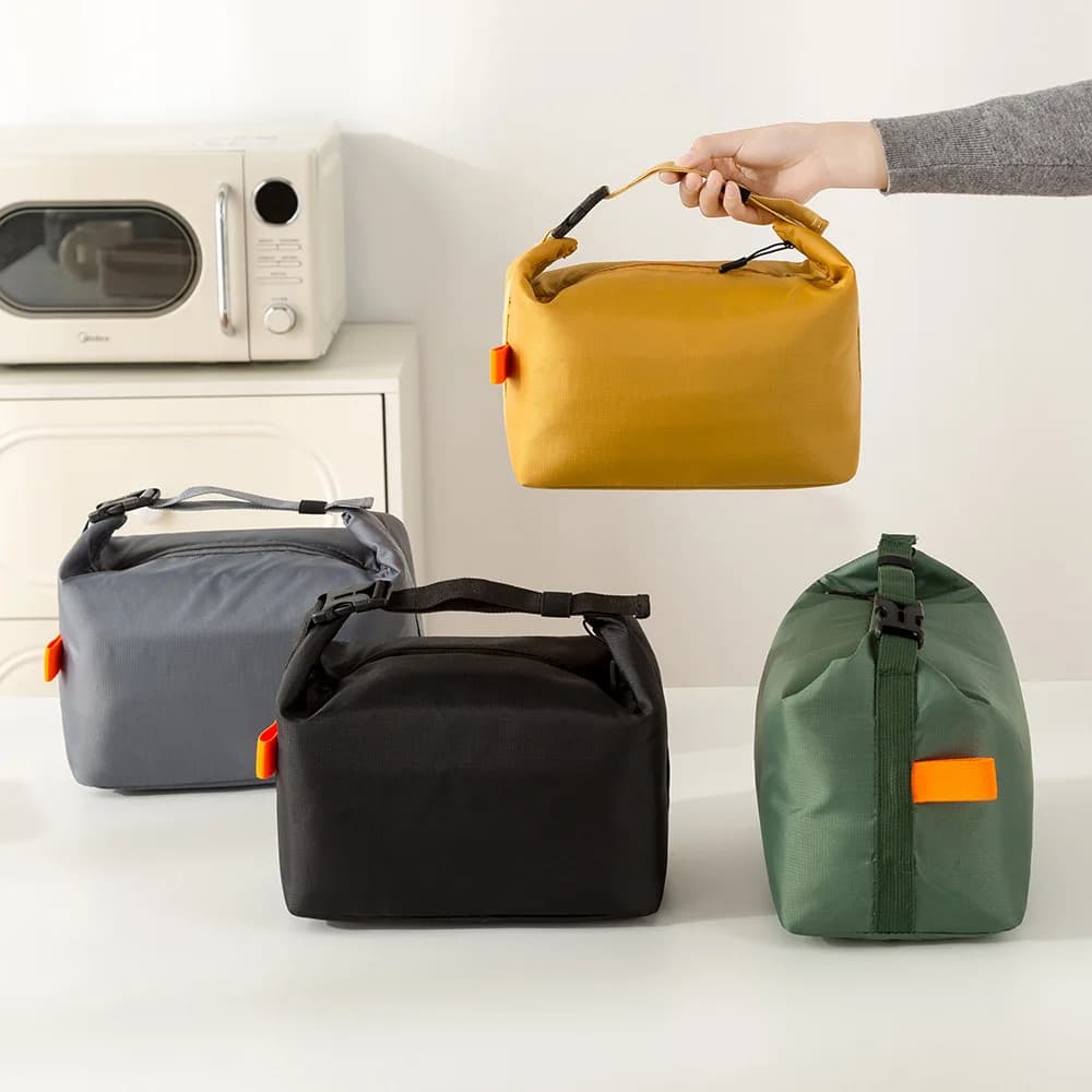 Thermal Bag for Lunch, Aluminium Isolated Container, Portable Frigo Bag for Picnic and Food Conservation