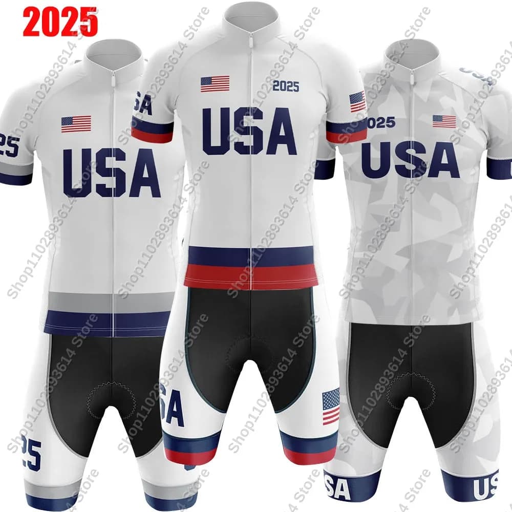 Cycling jersey 2025 Set Summer cycling clothing Road bike shirts Jumpsuit Shorts with bicycle straps MTB Maillot
