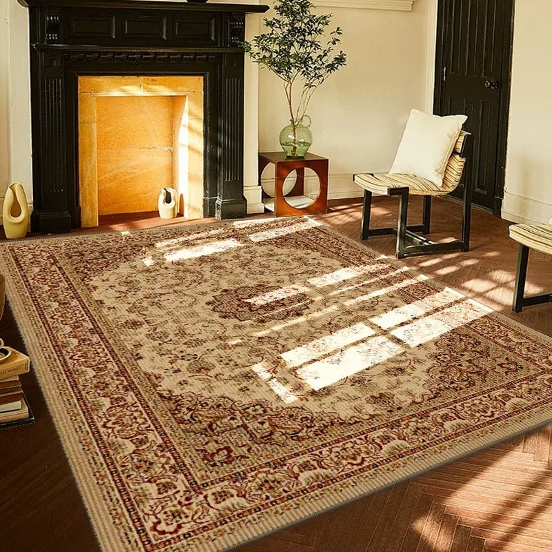 Tappeto Antiscivolo in Velluto Cristallo Bohemien per Soggiorno, Tappeti Grandi per Camera da Letto, Tappetini per Divano, Studio, Decorazione Casa
