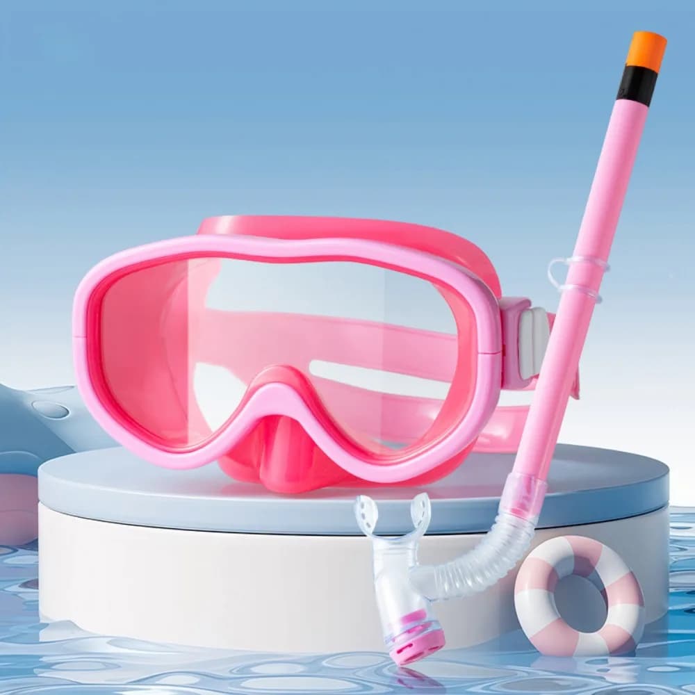 Eyewear Kid Snorkel Set Waterproof Anti-fog Kids Swimming Goggles UV Protection Clear Vision Kids Snorkeling Goggles Diving