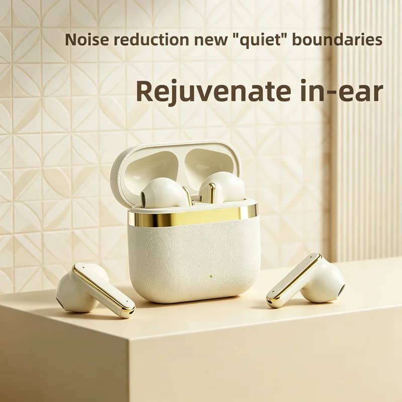 Q52 Tws Bluetooth Earbuds with LED Digital Display Hifi Enc Bt 5.4 Wireless in-Ear Earphones for Xiaomi Huawei IPhone Headphones