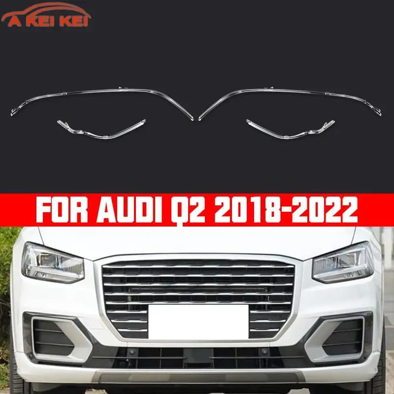Per Audi Q2 Q2L 2018-2022 Nuova Piastra Guida Faro DRL Tubo Luce Diurna Fari Barra Luminosa a LED Luce Bianca