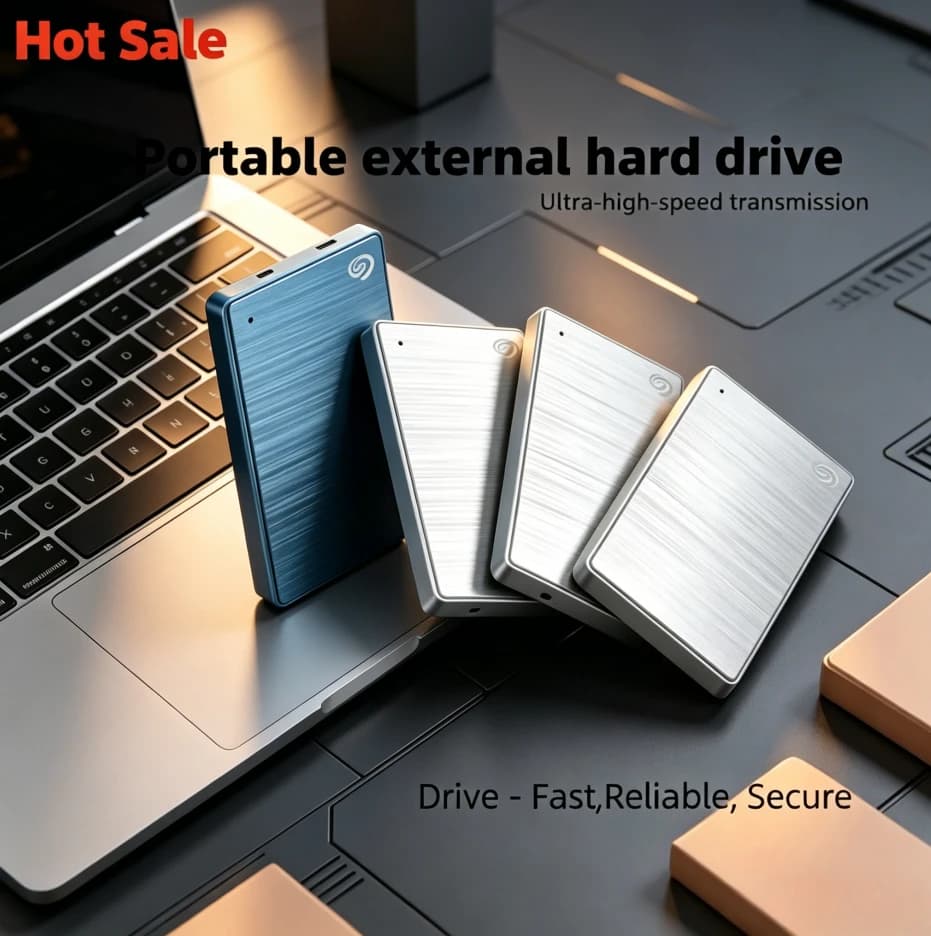OEM Seagate 2.5 Inch Portable External Hard Drive USB3.0 High Speed Large Capacity External HDD Data Storage Disk for Laptop PC