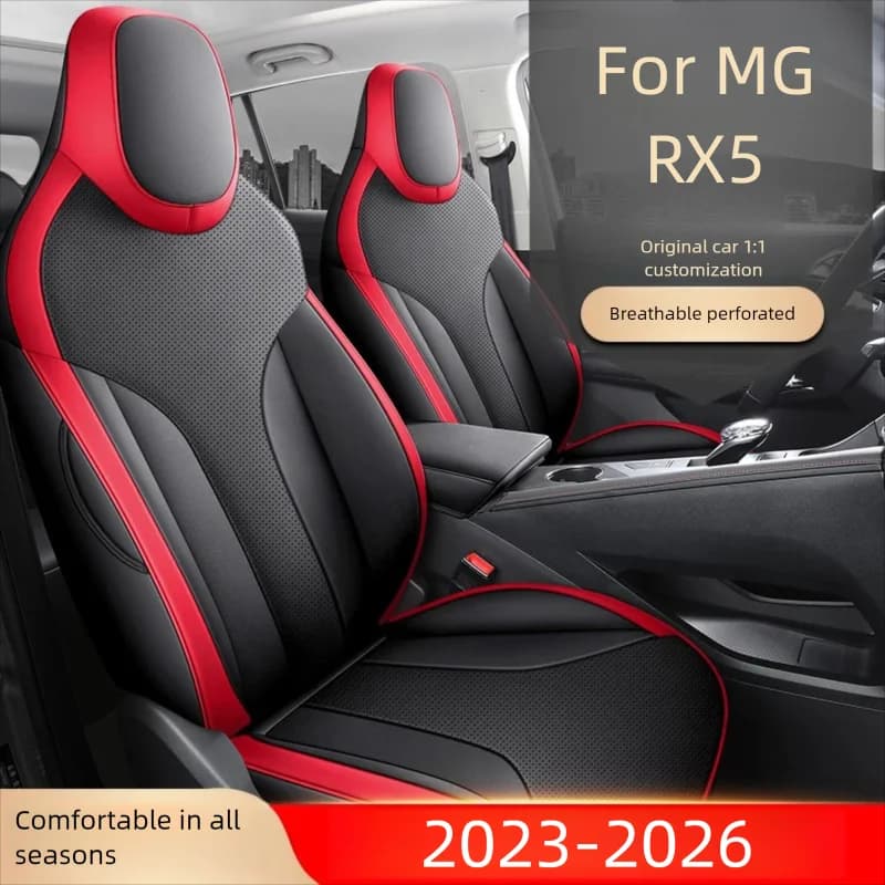For MG RX5 2023–2026 5 Seats Car Seat Cover Full Surround PVC Leather All Inclusive Protector Auto Interior Accessories