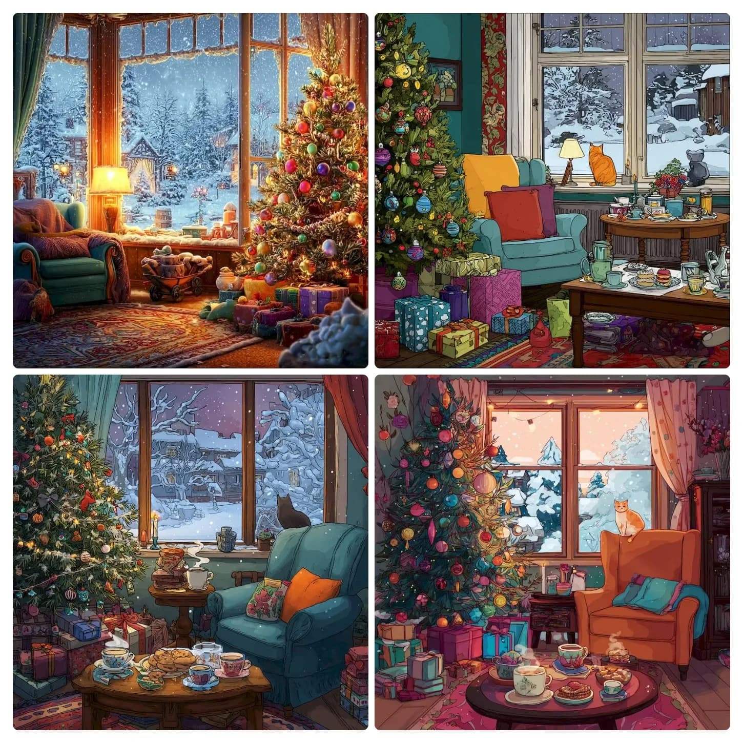 Paint By Numbers Original Gifts Paint Kit for Beginner Christmas Easy Acrylic on Canvas Kits Paint with Numbers