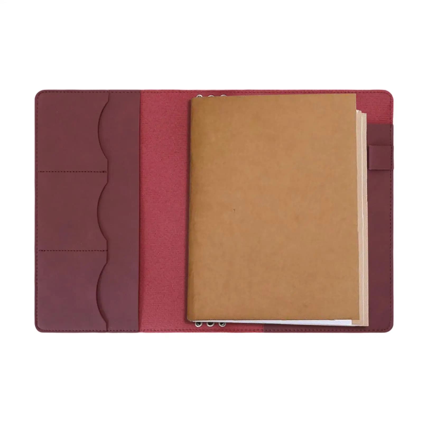A5 Cover For Notebook Vintage PU Leather Journal Protective Cover Planner Protective Sleeve For Journalers Writers Students