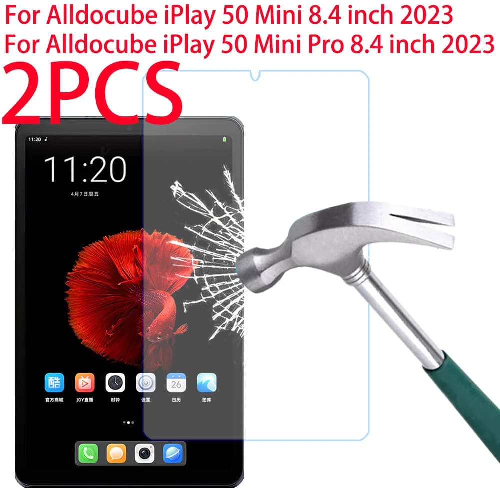 2PCS 9H Protezione Dello Schermo In Vetro Temperato Per Alldocube iPlay 50 Mini 8.4 pollici 2023 Tablet Pellicola Protettiva Per iPlay50 Mini Pro