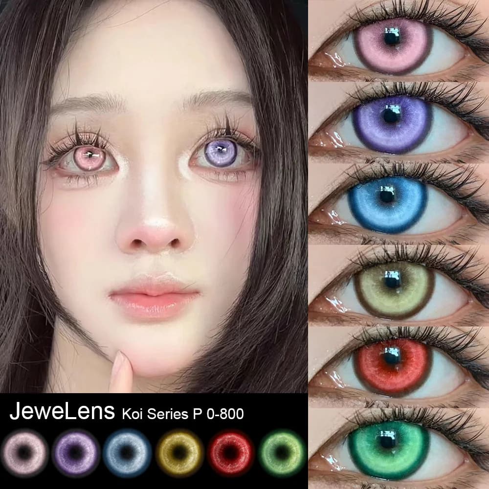 JeweLens Cosplay Miopia Corlor Contact lenses Anime Pupilla 6 months 1 pair Halloween