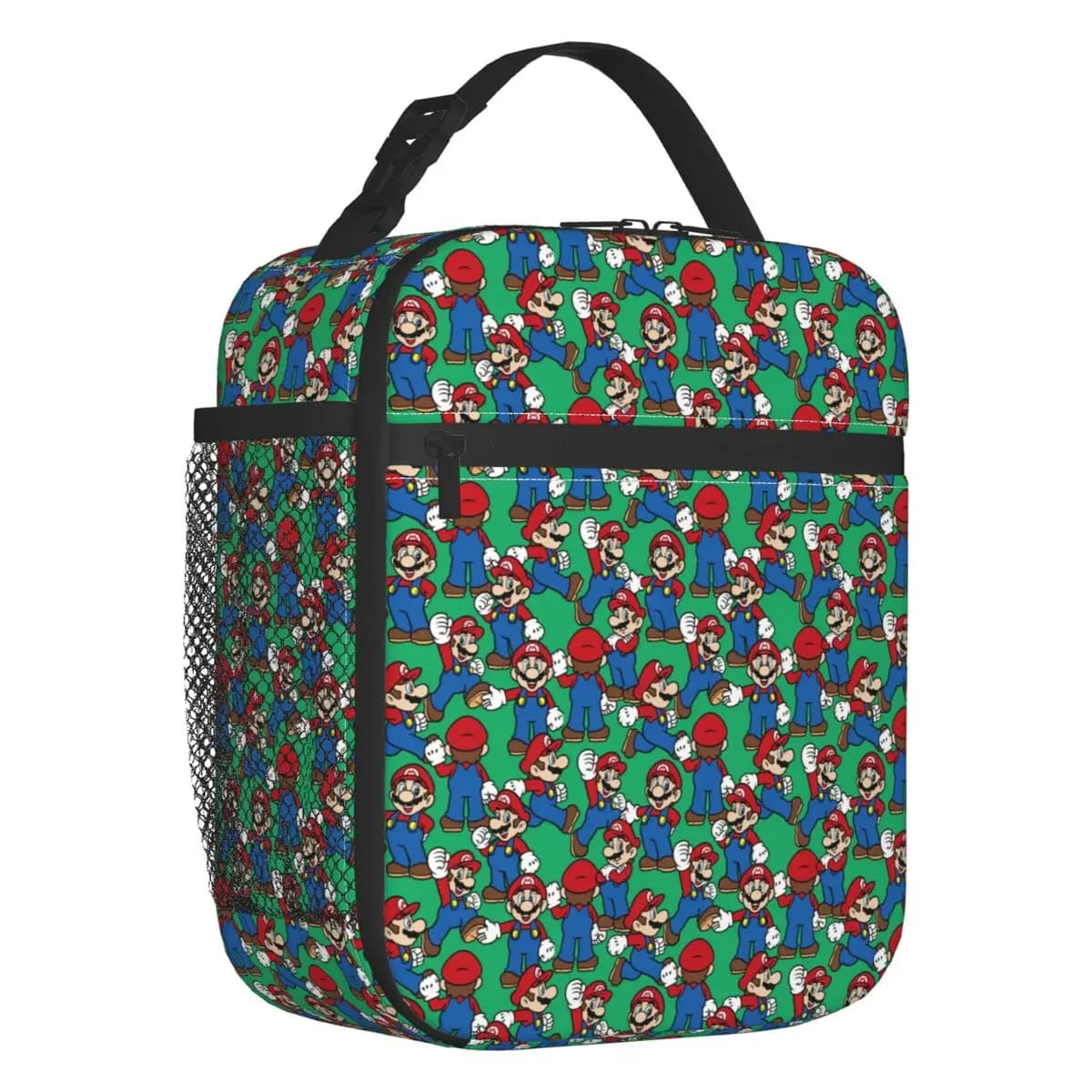 Borsa termica personalizzata M-Marioes Game Brothers And Friends per donne e uomini, borsa termica portatile per il pranzo, scuola