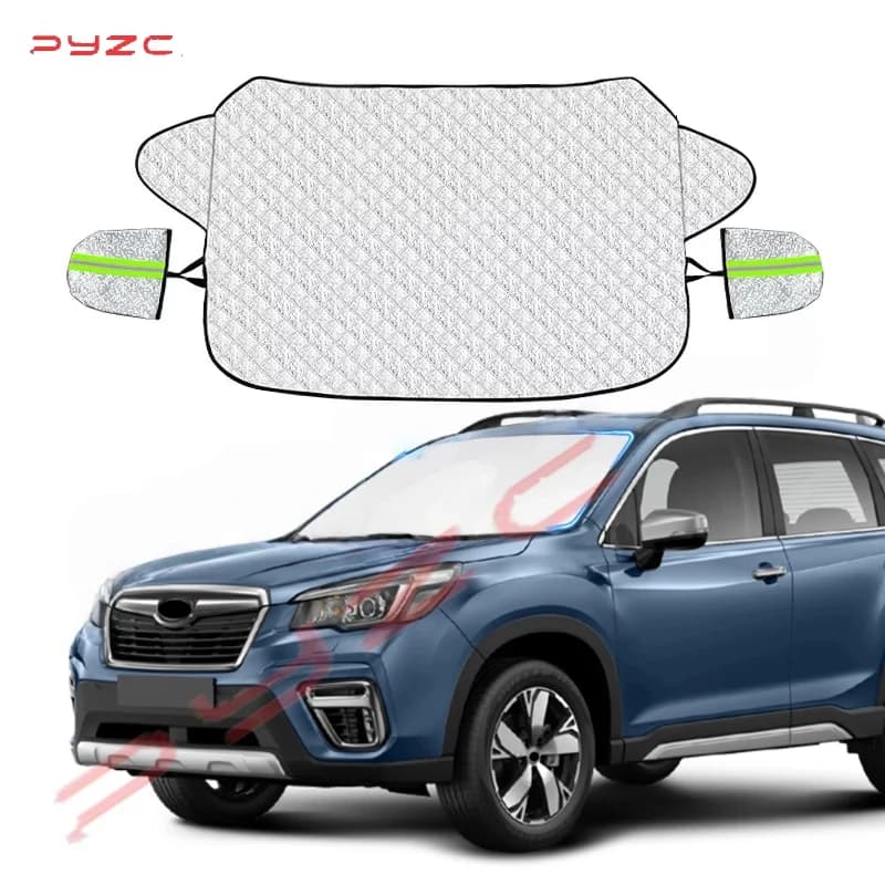 Parasole protettivo in cotone anti-neve per parabrezza auto, anti-ghiaccio e anti-imbalsamo per Subaru Forester 2014 2015 2016-2018