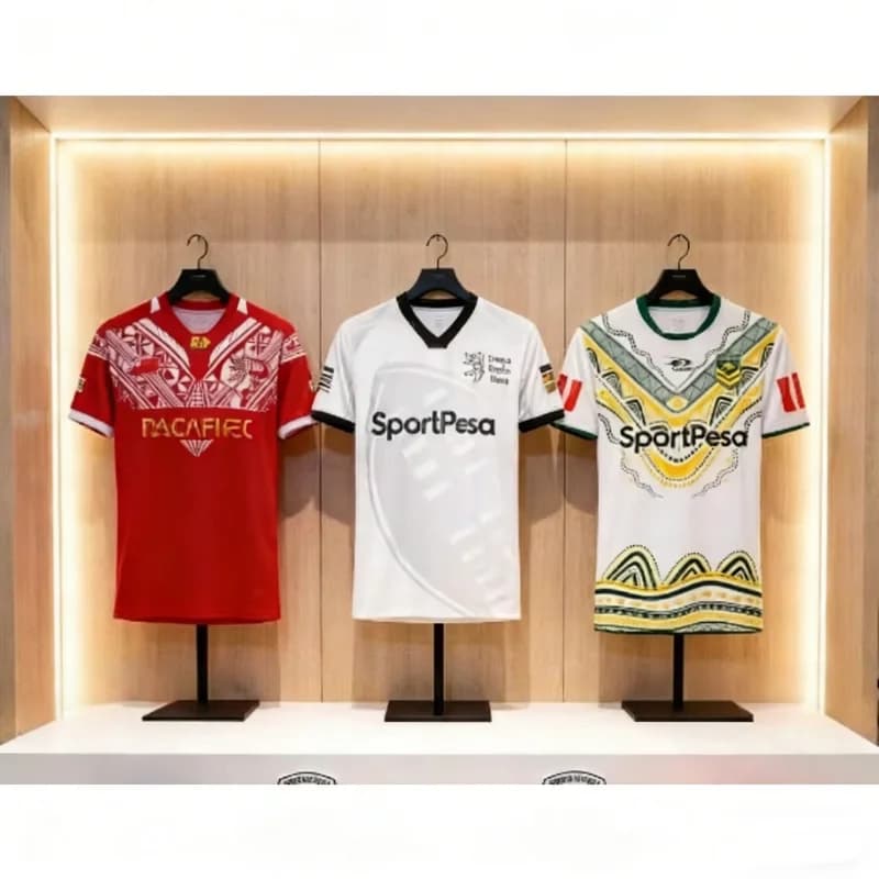 Abbigliamento Sportivo NRL Rugby 2025-2026 con Stampa 3D, Traspirante e ad Asciugatura Rapida, Maniche Corte per Uomo e Donna, per Spiaggia e Surf