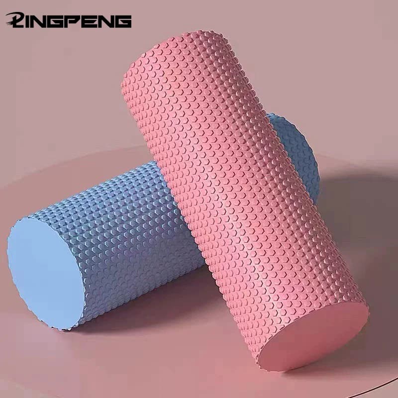 Hexagonal roller for round EVA foam cylinder for yoga, suitable for pilates exercises to improve training at home, diameter 10 cm, length 30 cm