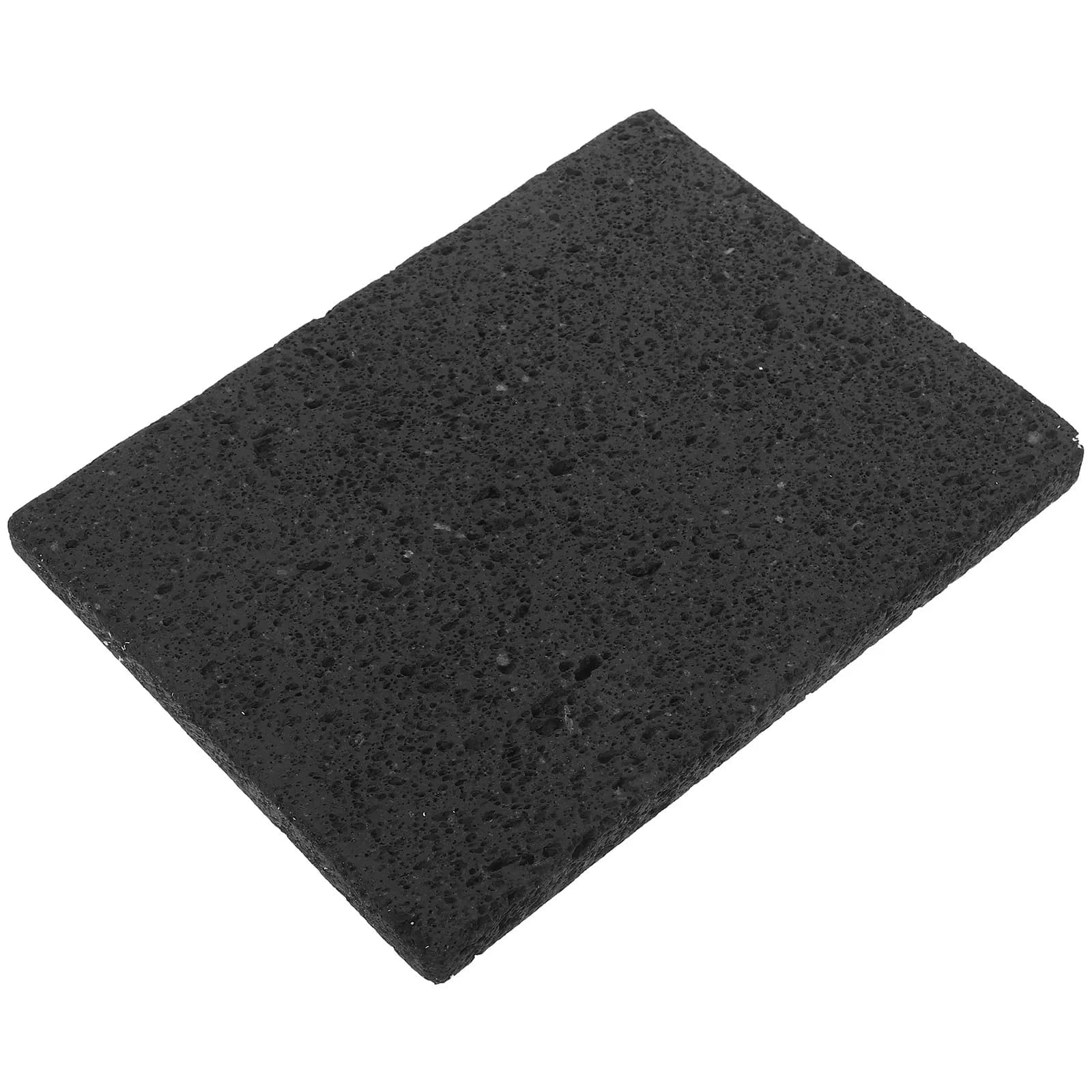 20x15cm Volcanic Rock Cooking Stone Korean Bbq Grilling Plate for Vegetarian Dishes Even Heat Distribution Pizza Baking Stone