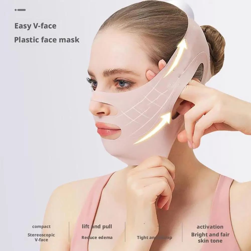 V Face Benda Slimming Face Sculpture Sleep mask Breathable Elastic Adjustable Skin Care Lifting Strength Anti-wrinkle Tools