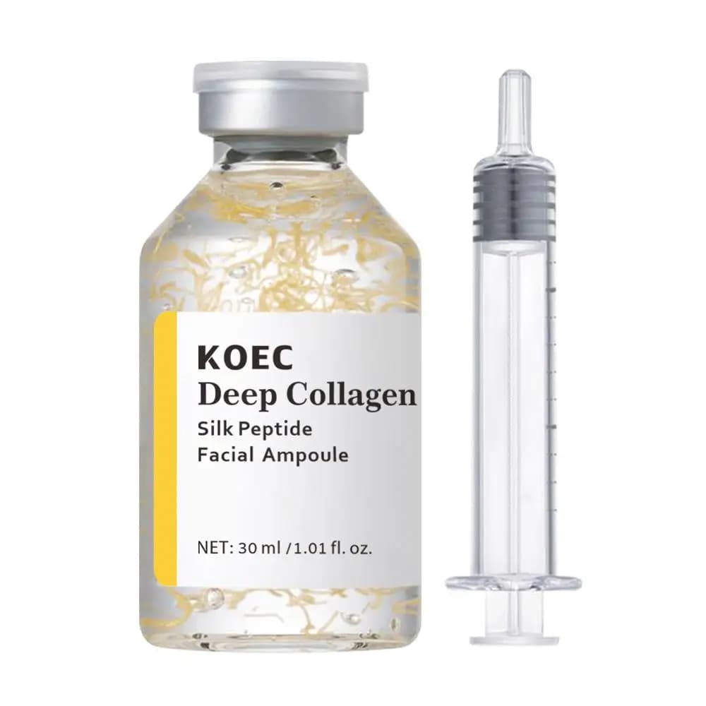 KOEC Lifting intensivo Collagene Fiala Peptide di seta Coreano Anti Invecchiamento Rassodante Idratante Rivitalizzante Siero per la cura della pelle del viso