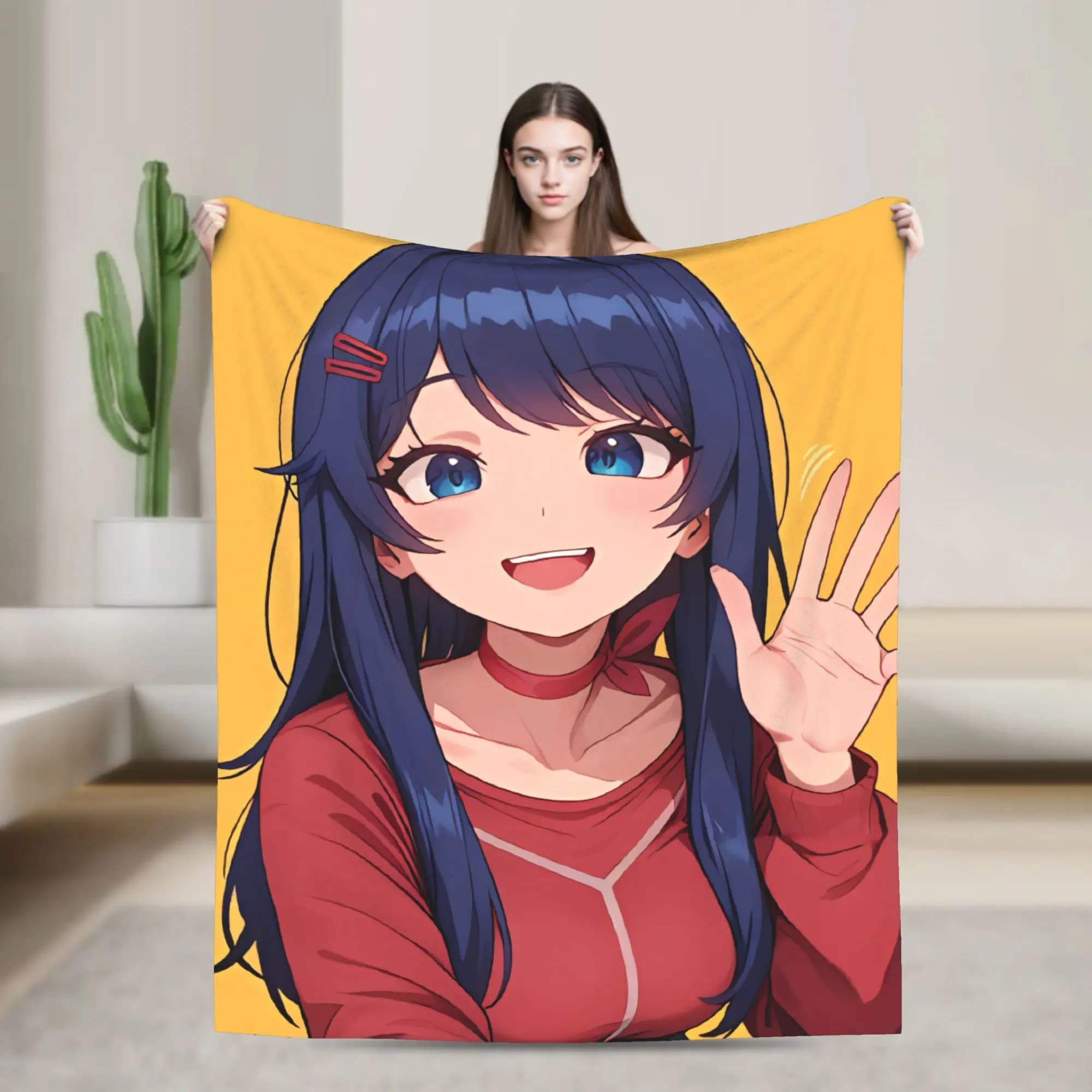 Miside Mita Videogioco Coperta in flanella Biancheria da letto morbida per copriletto grafico da viaggio all'aperto Copridivano