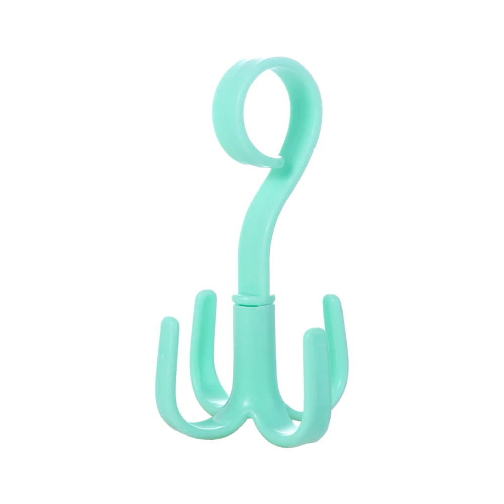 4 Claw​s Wardrobe Organizer for Shoes Belt Scarf Clothing Storage Rotated Bag Rack Hanging Rack Hanger Hooks Clothes Hanger
