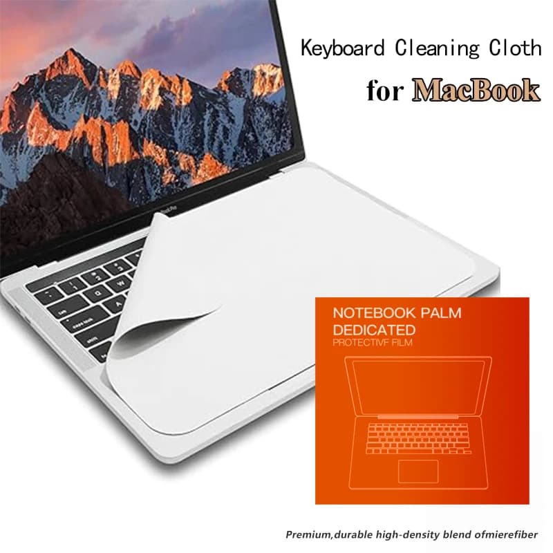 Panno per la pulizia della fodera in microfibra per protezione della tastiera dello schermo per MacBook Air 13" Pro 14" 15" 16"