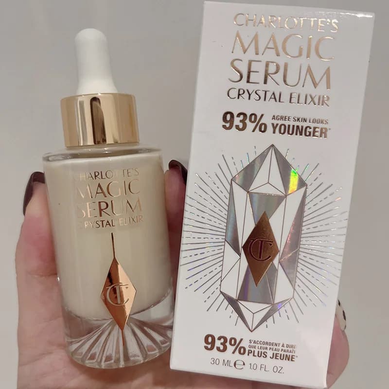 Charlotte Tilbury Magic Serum Crystal Elixip Supercharged Vitamin C Hydrate Clear Essence Idratante e Rassodante 30ml