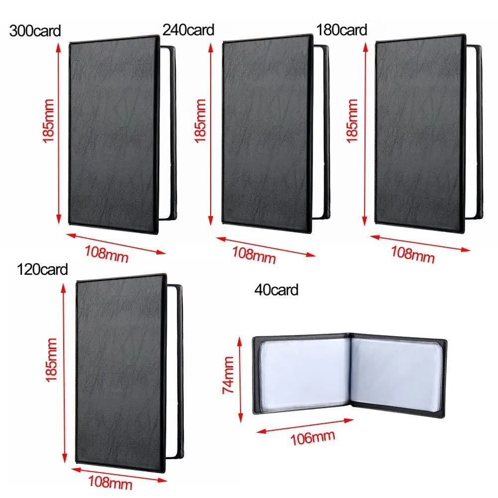Wallet Collection Credit Card Leather Cards Album Card Holder Books Book Case