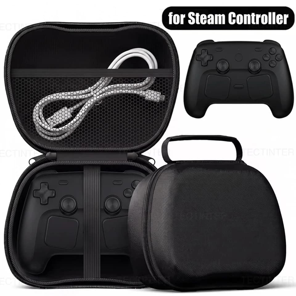 Protective Carrying Case for Steam Controller/PS5 PS4 PS3/Xbox Series/Nintendo Switch Pro Gamepad EVA Storage Bags Accessories