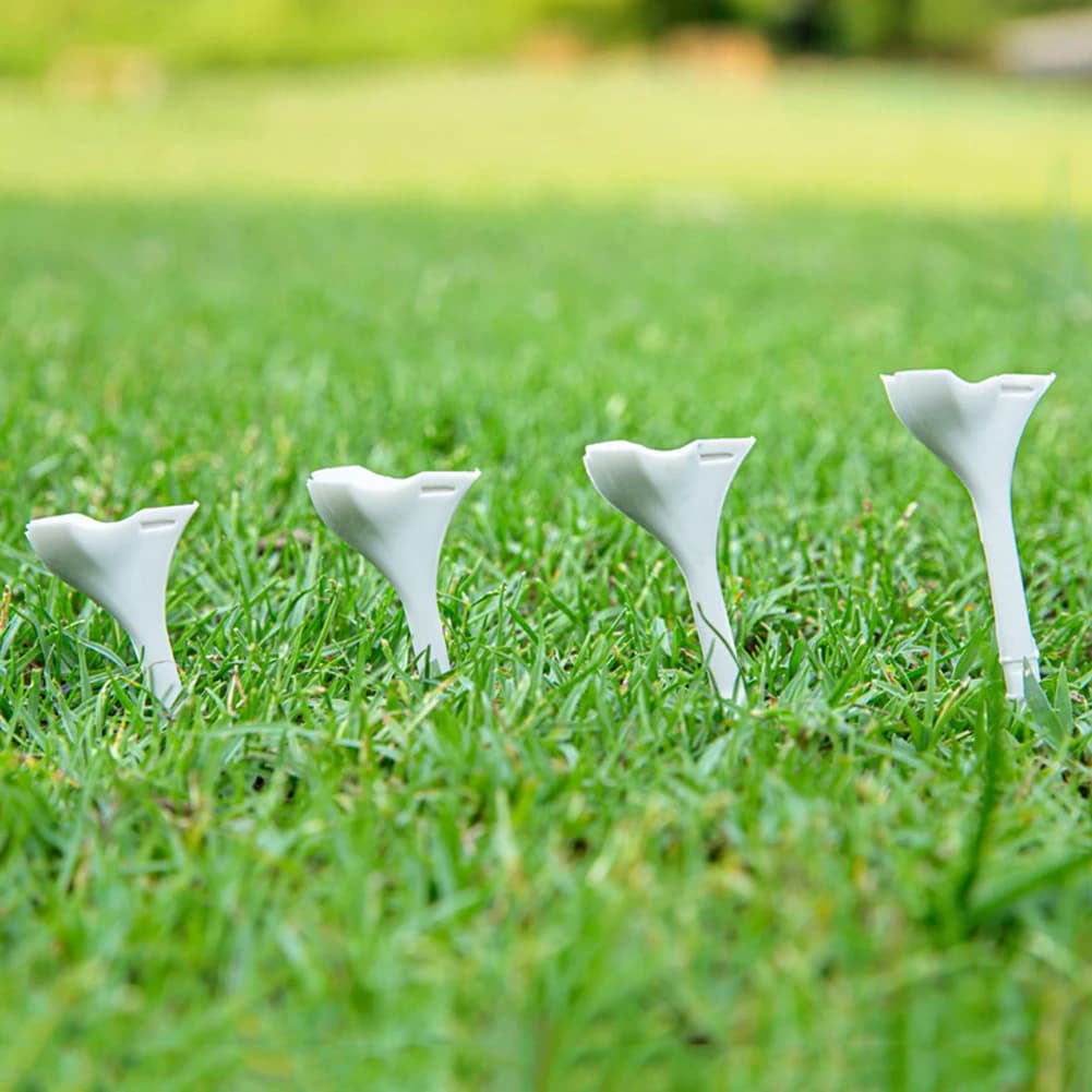 20 Pezzi Tee per Palline da Golf 83mm, Supporto per Palline con Inserimento Obliquo a 10 Gradi Senza Resistenza per Pratica Golfista