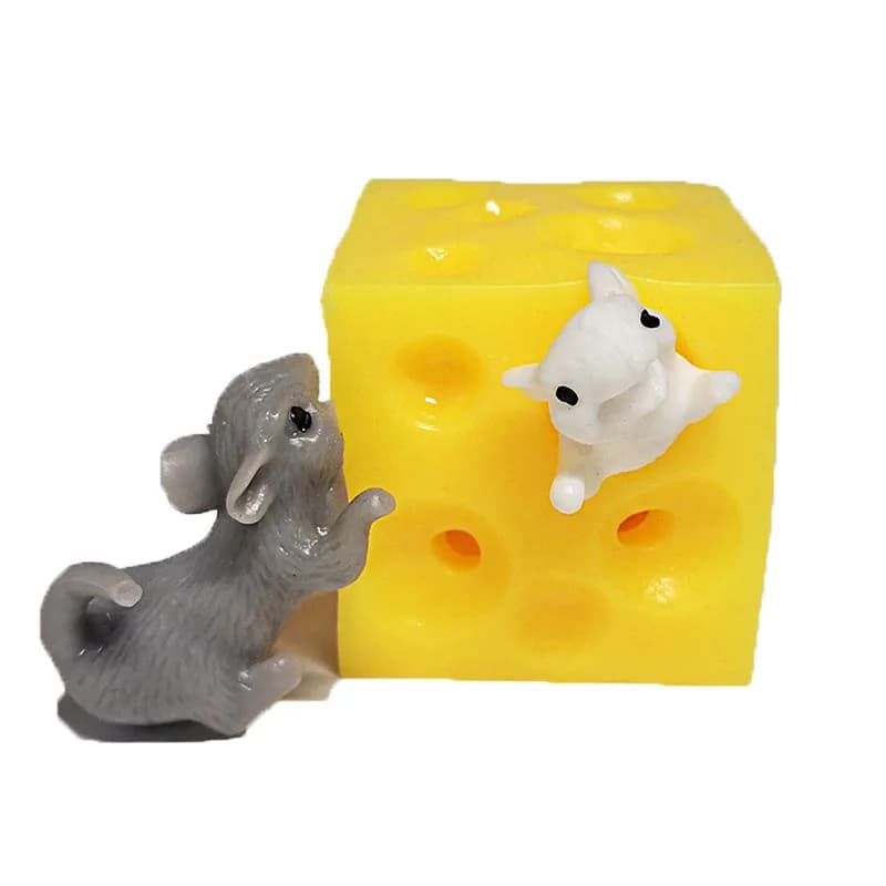 Mouse In Cheese Anti Sress Squeeze Fidget Toys ansia ADHD autismo terapia bambini novità regali Juguetes Antiestres Ansiedad