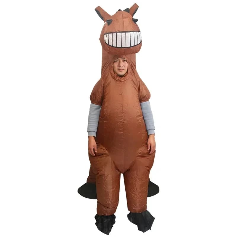 2026 Horse Inflatable Costume Men Adult’S Funny Mascot Dress Up Suit Carnival Festival Animal Show Party Clothes E02DY