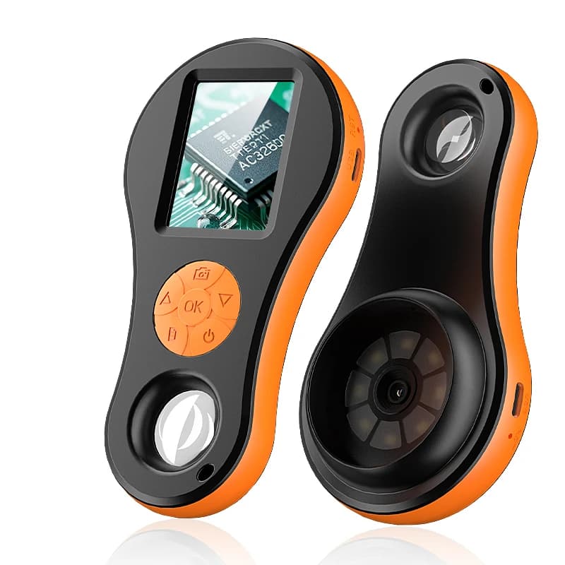 Lente d'ingrandimento digitale portatile IPS da 2,0 pollici 1080P, microscopio portatile per riparazioni elettroniche, controllo gioielli, ispezione di precisione