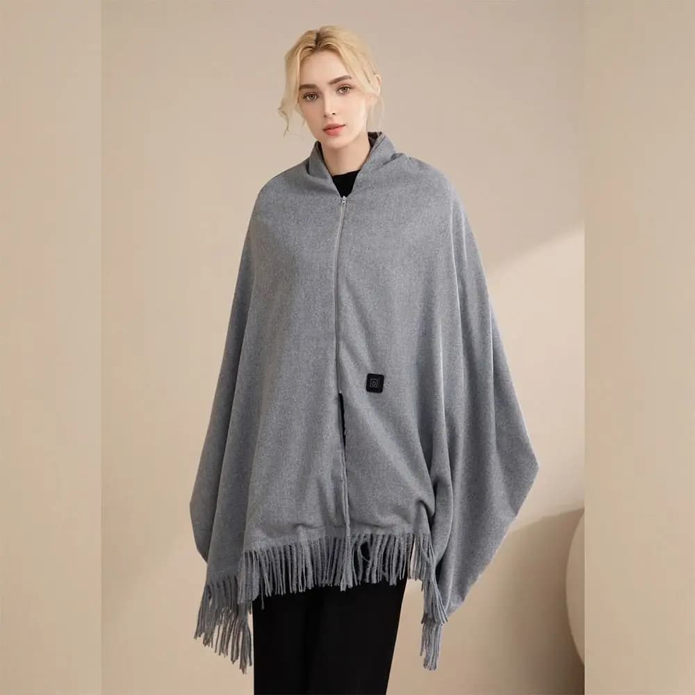 Coperta riscaldata elettrica USB indossabile da ufficio Abbigliamento caldo Coperta riscaldante lavabile Coperta elettrica portatile per l'inverno