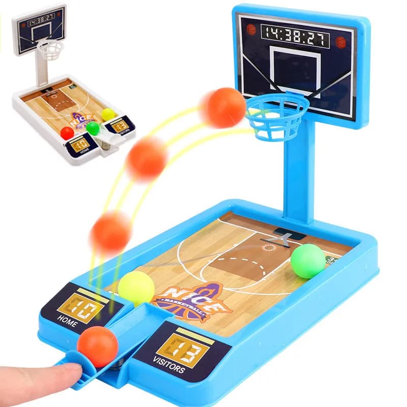 Board Game Mini Basket Shooting Machine with fingers Party Table Interactive Sports Games Parents Children Boys Girls Table Toy