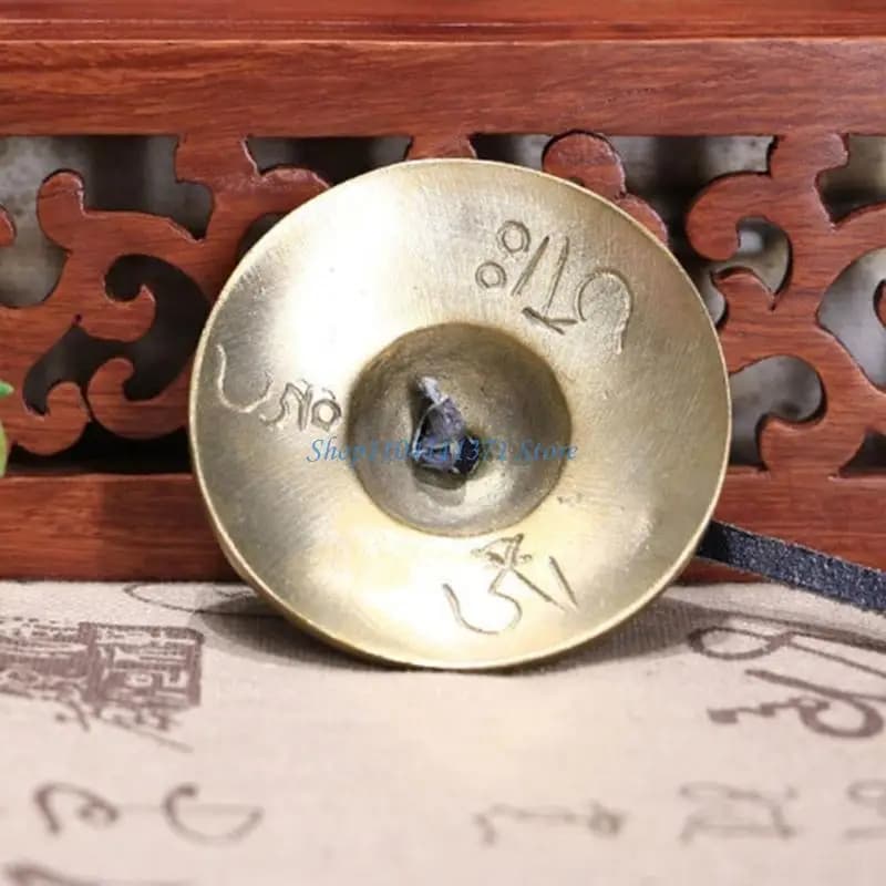 P9FC Tibetan Tingsha Cymbal Tibetan Buddhist Meditation Yoga Bells Chimes Instrument