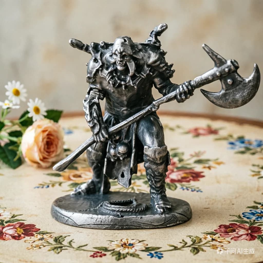 Set di Scacchi in Metallo Rame con Soldati Modello Mostro Capitano Guardia, Gioco da Tavolo, Regalo per Ragazzi