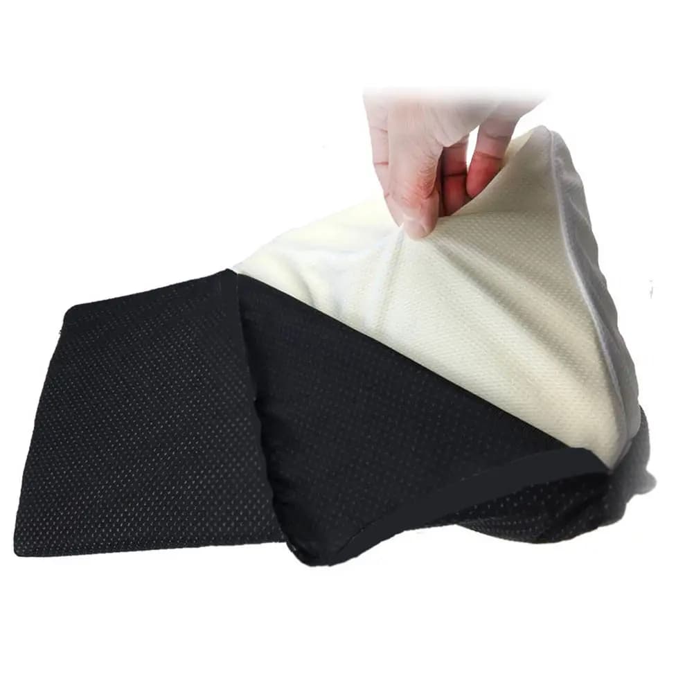 Cuscino per Piedi Ergonomico a Mezza Cilindrata, Poggiapiedi per Ufficio, Casa, Viaggio, Leggero, in Schiuma HD di Grado Medicale, Antiscivolo