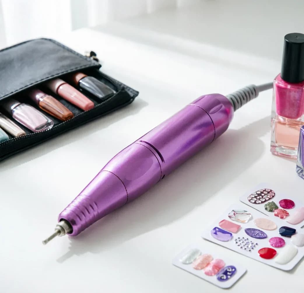 Low Noise USB Connected Rechargeable Electric Nail Drill Manicure Sander File Nail Polish Remover Set