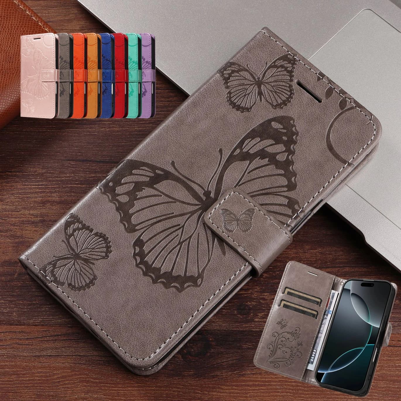 Portafoglio magnetico Flip Card Slot Custodia in pelle per Niente NFC Phone 3 3A 2 Pro Per Niente NFC Phone 3 3A 2 Pro Cover