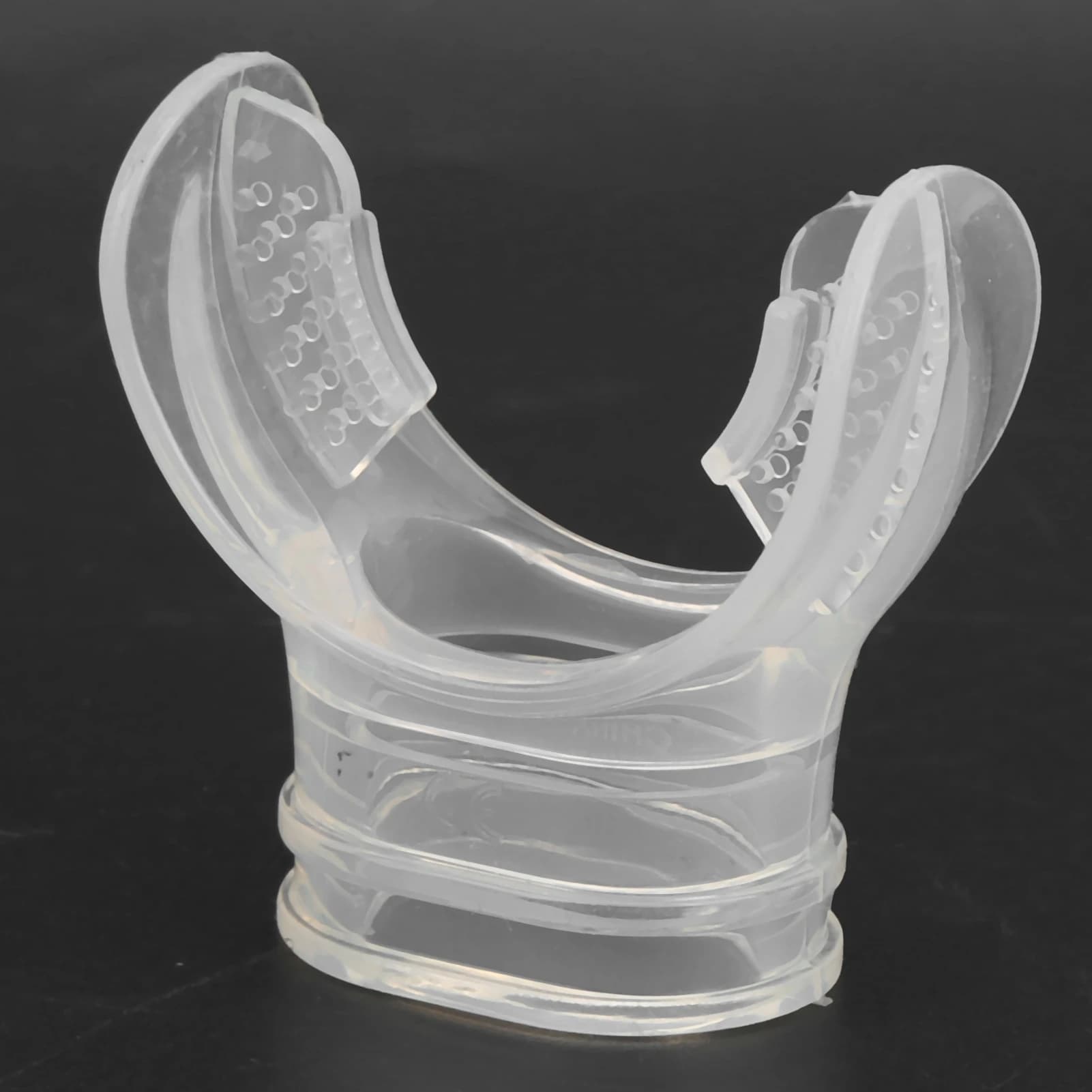 4 Piece Transparent Silicone Silicone Diving Mouth Spool for Secondary Head Diving or 35mm Breathing Tube