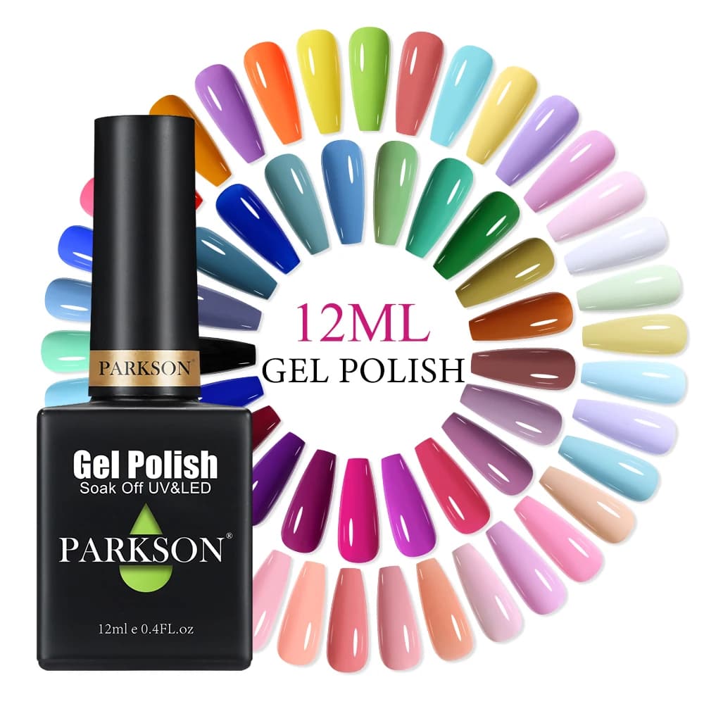 Parkson 12ML Smalto Gel Per Unghie HEMA TPO LIBERO Copertura Completa 279 Colori Pigmento Gel Professionale Unghie Artistiche Vernice Gel A Lunga Durata