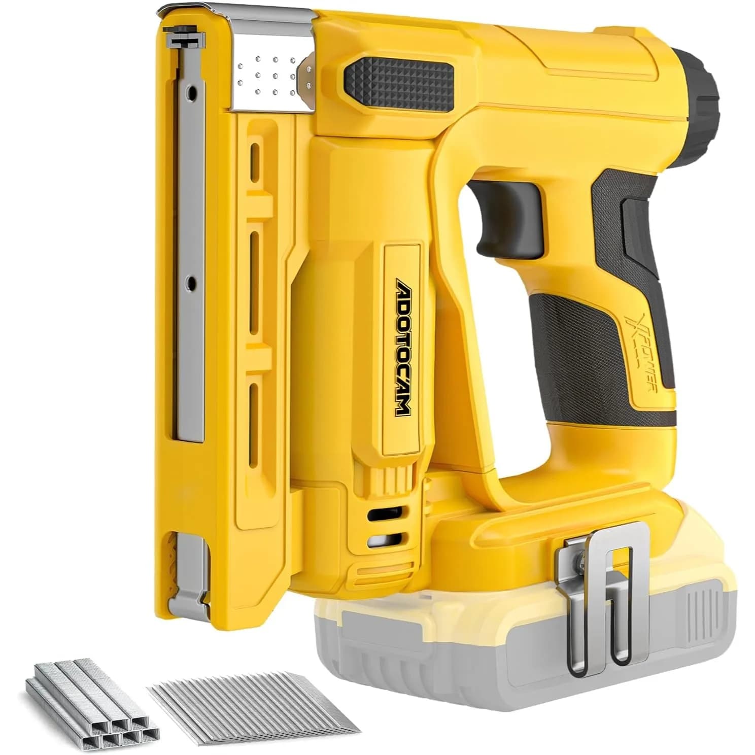 Sparachiodi a batteria 2 in 1 e graffettatrice T50 per batteria Dewalt 20V, solo utensile, con 2000 graffette e chiodi per tappezzeria
